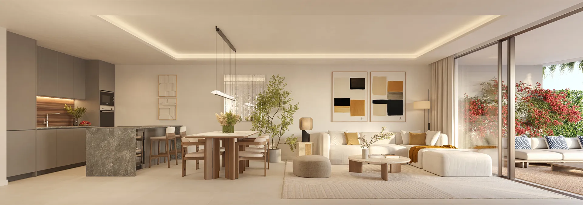 Cascada Homes - Costa del Sol - Casatalaya - Benalmadena - Kitchen Lounge
