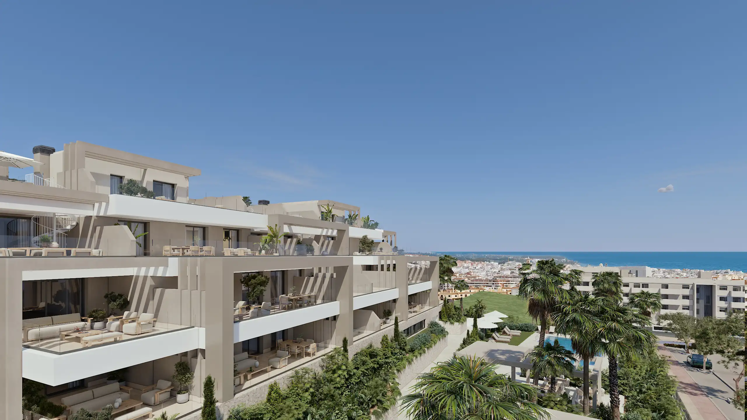 Cascada Homes - Costa del Sol - Las Mesas Infinity Homes - Estepona - Sea View and City