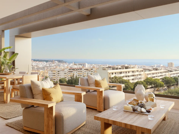 Cascada Homes - Costa del Sol - Las Mesas Infinity Homes - Estepona - Terrace City View