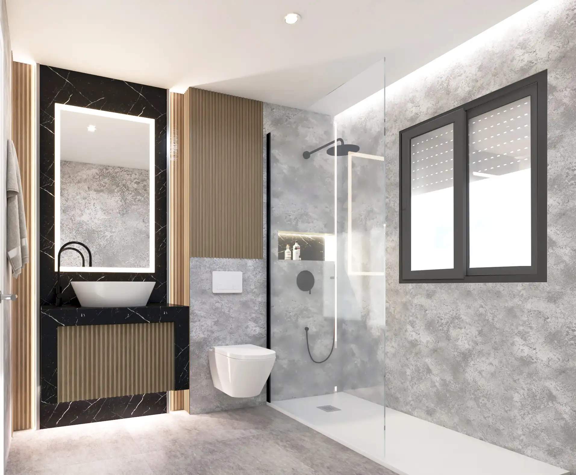 Cascada Homes - Costa del Sol - Villas Bellagio - Benalmadena - Bathroom