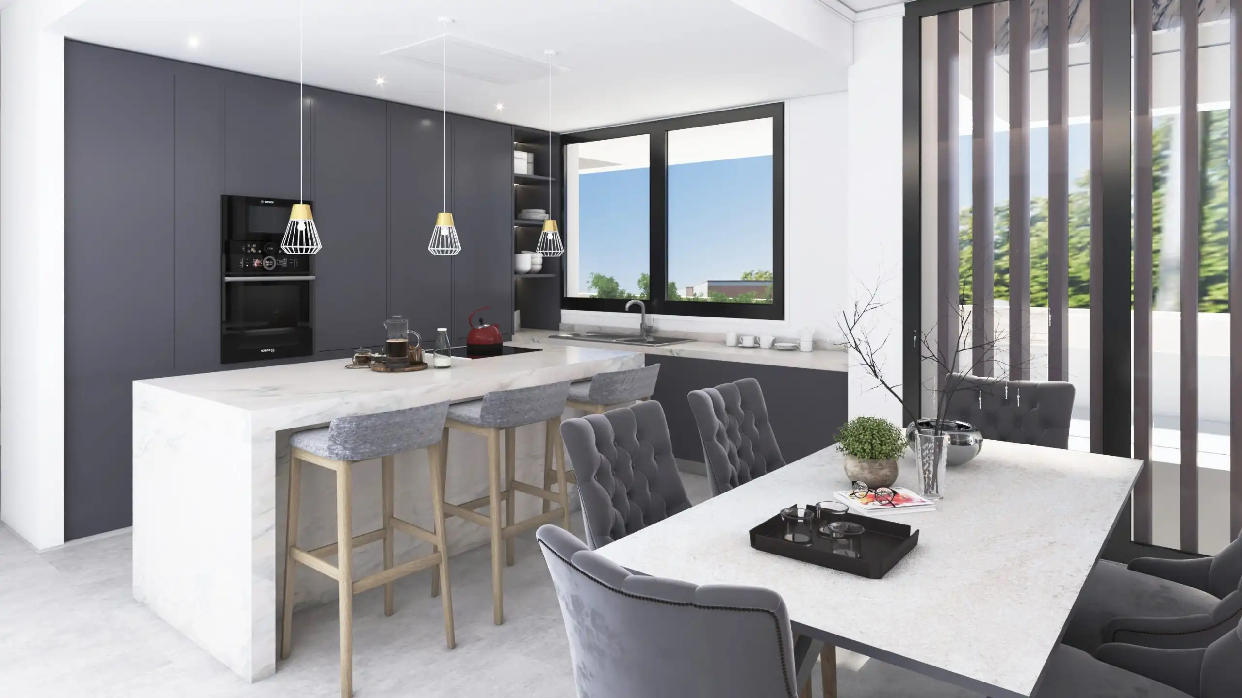 Cascada Homes - Costa del Sol - Villas Bellagio - Benalmadena - Kitchen