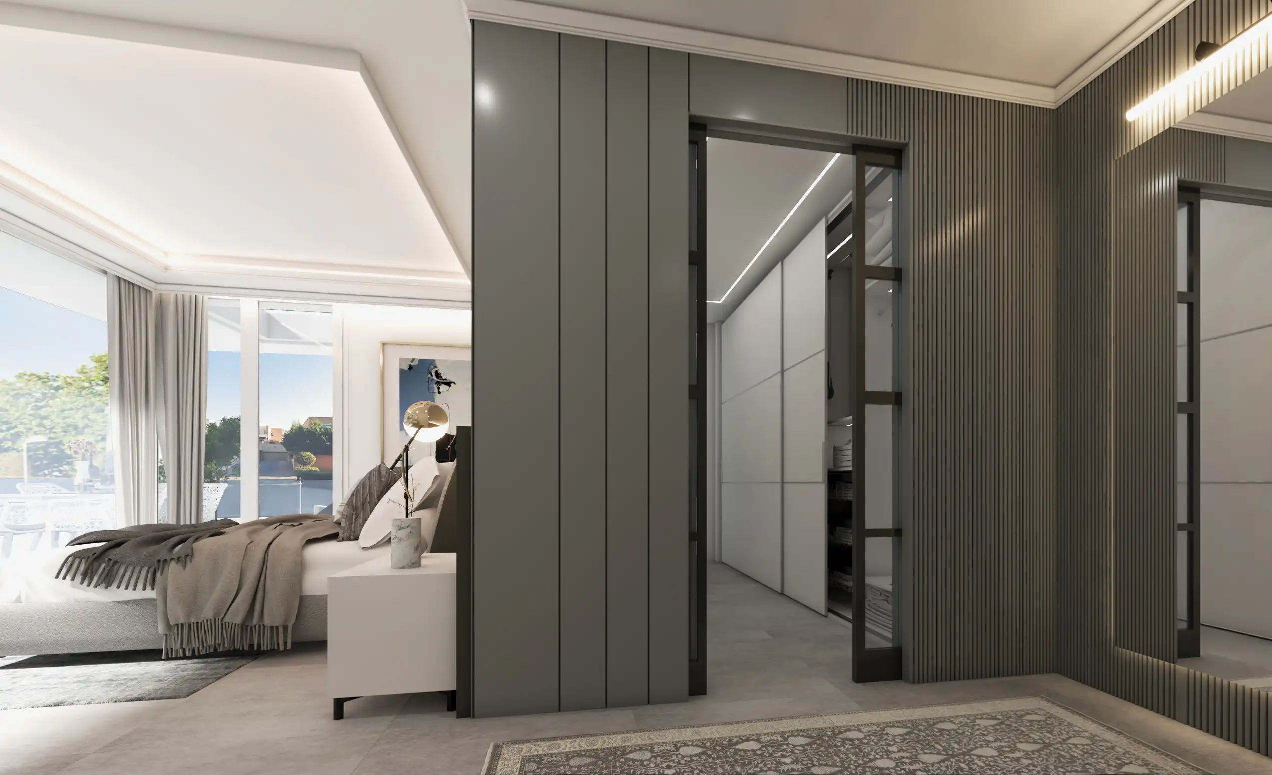 Cascada Homes - Costa del Sol - Villas Bellagio - Benalmadena - Master bedroom walk in closet