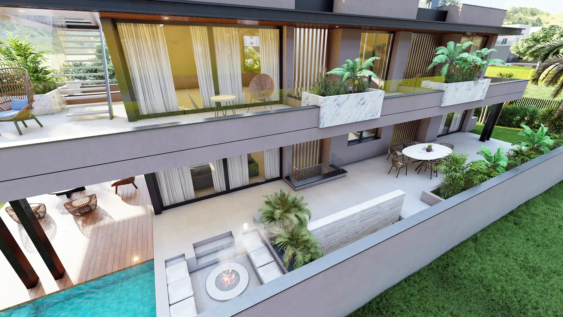 Cascada Homes - Costa del Sol - Villas Bellagio - Benalmadena - Side