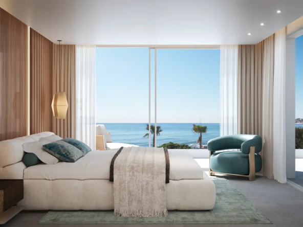 Cascada Homes - Costa del Sol - Wave View Villas - Frontline Beach - La Cala de Mijas - Master Bedroom SeaViews