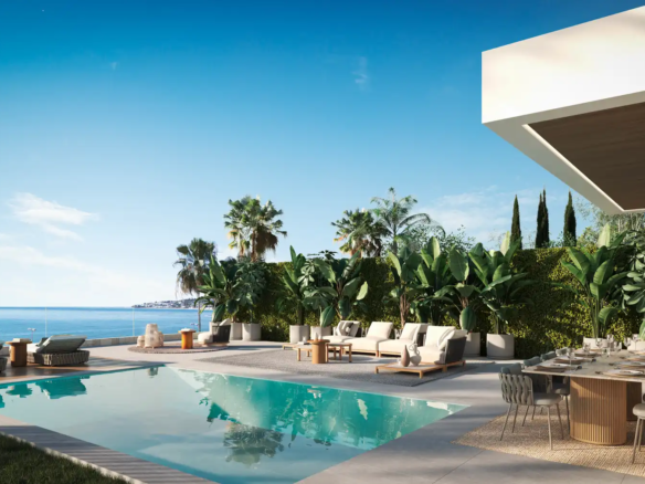 Cascada Homes - Costa del Sol - Wave View Villas - Frontline Beach - La Cala de Mijas - Pool Sea Views