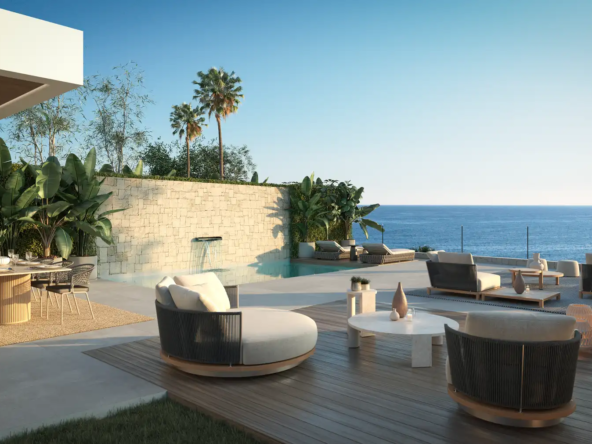 Cascada Homes - Costa del Sol - Wave View Villas - Frontline Beach - La Cala de Mijas - Pool Terrace