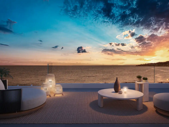 Cascada Homes - Costa del Sol - Wave View Villas - Frontline Beach - La Cala de Mijas - Sunset