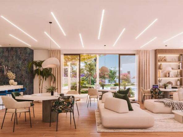 Cascada Homes - Amaranta Living Casares Golf - Casares Costa - Kitchen Living Room