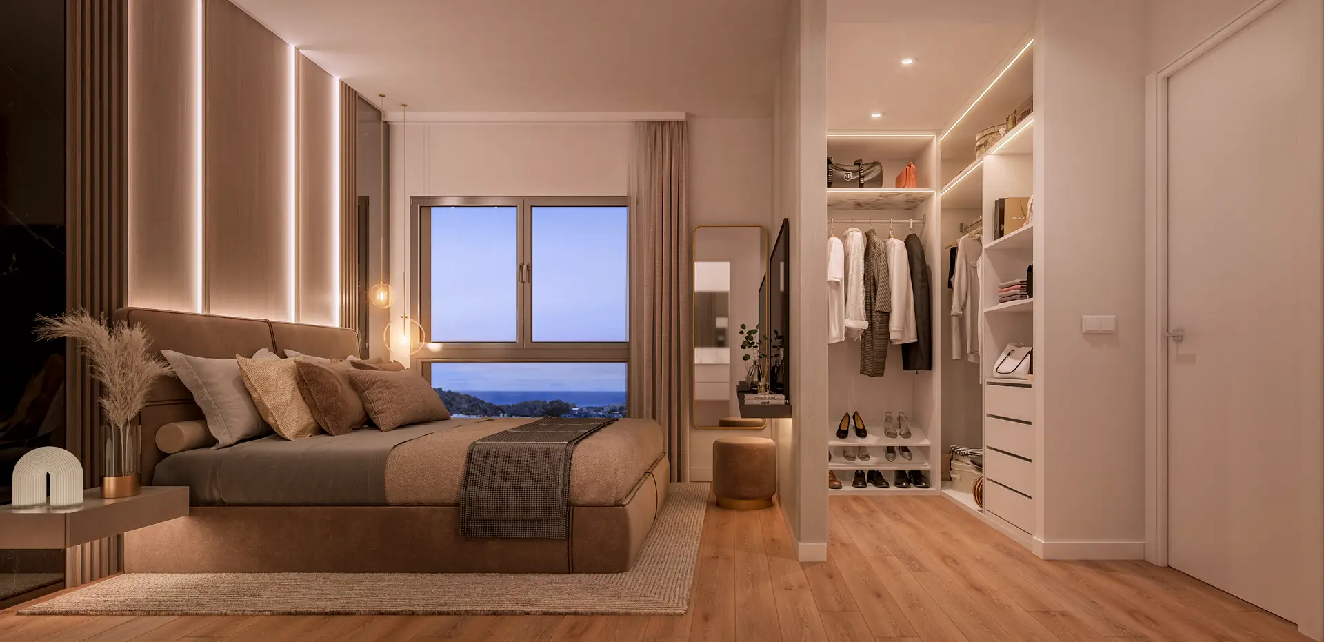 Cascada-Homes-Amaranta-Living-Casares-Golf-Casares-Costa-Master-bedroom