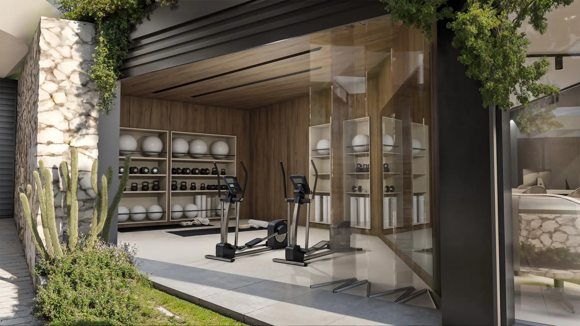 Cascada-Homes-Las-Mesas-Blue-Horizon-Estepona-Costa-del-Sol-Gym