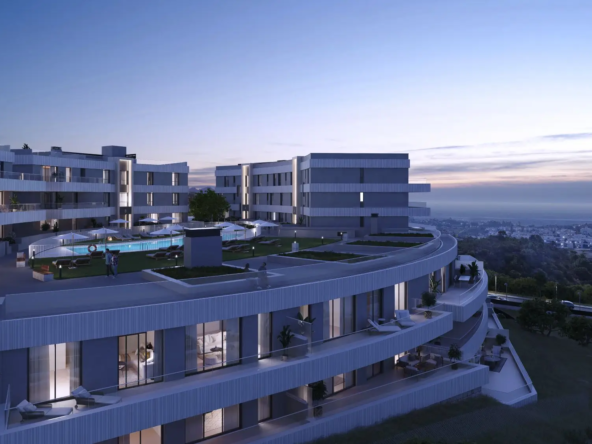 Cascada Homes - Vanian Views - Estepona - Costa del Sol - Side by night