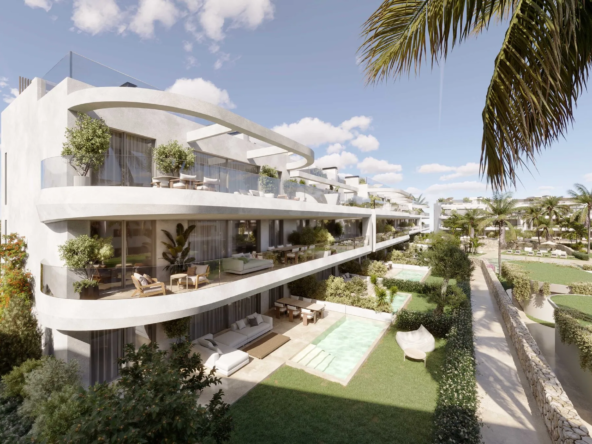 Cascada Homes - The Palms at Estepona - Costa del Sol - Ground Floor garden