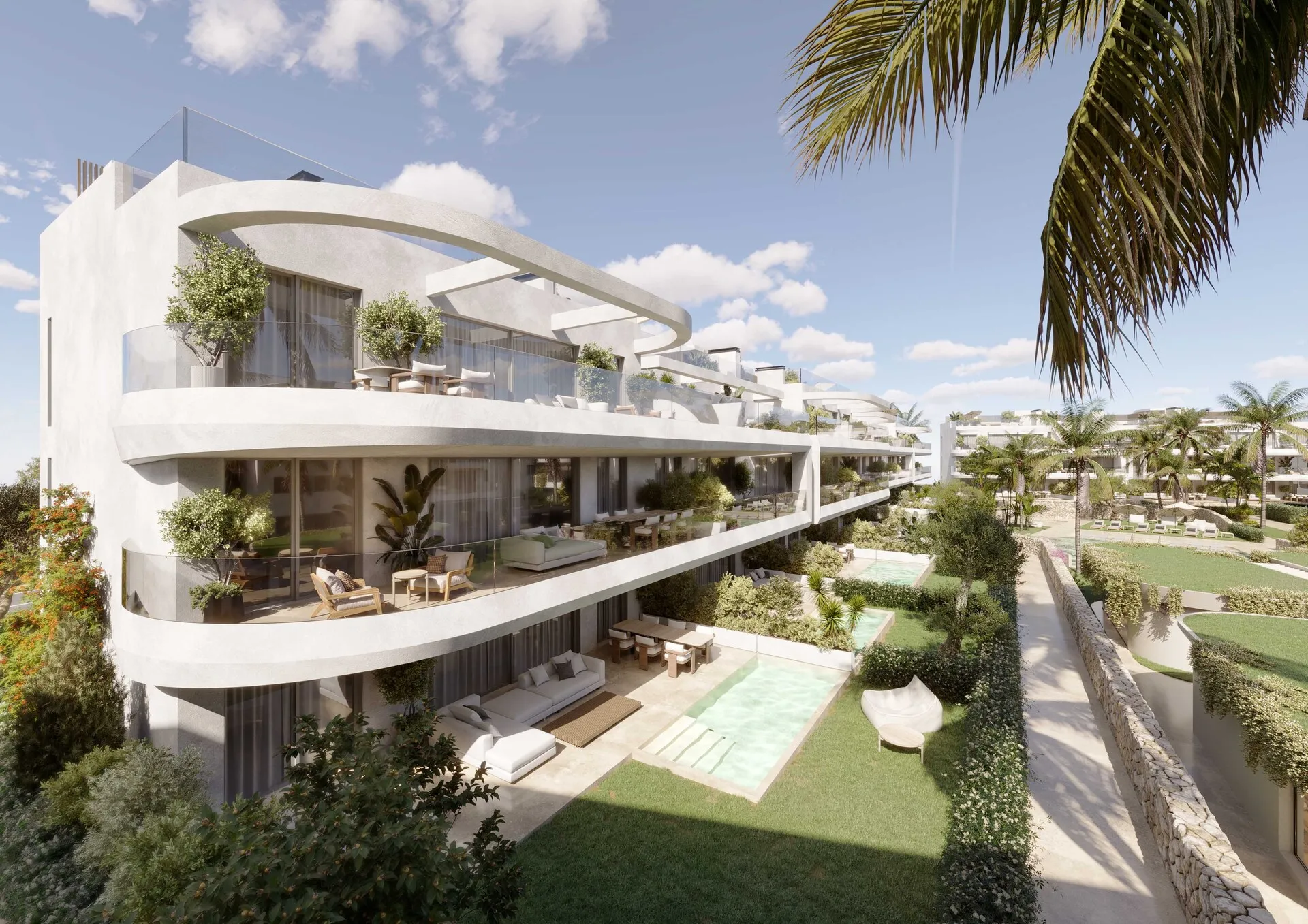 Cascada-Homes-The-Palms-at-Estepona-Costa-del-Sol-Ground-Floor-garden