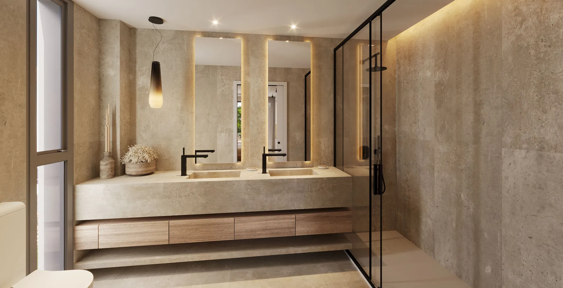 Cascada-Homes-The-Palms-at-Estepona-Costa-del-Sol-Master-Bathroom