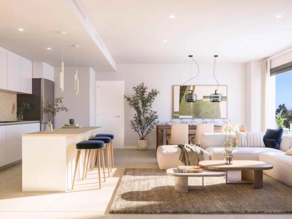 Cascada Homes - Birdie Hills - Estepona - Kitchen and living room