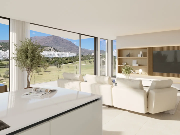 Cascada Homes - Estepona - Vivace Villas - Kitchen and Living Room