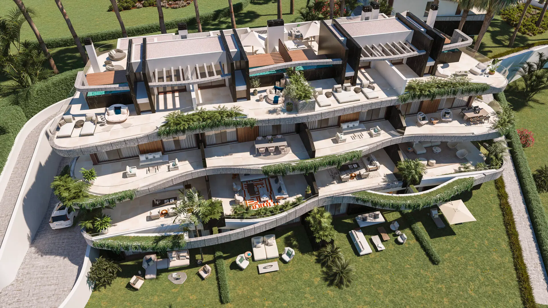 Cascada Homes - Marbella - Zew Elviria - Aereal View