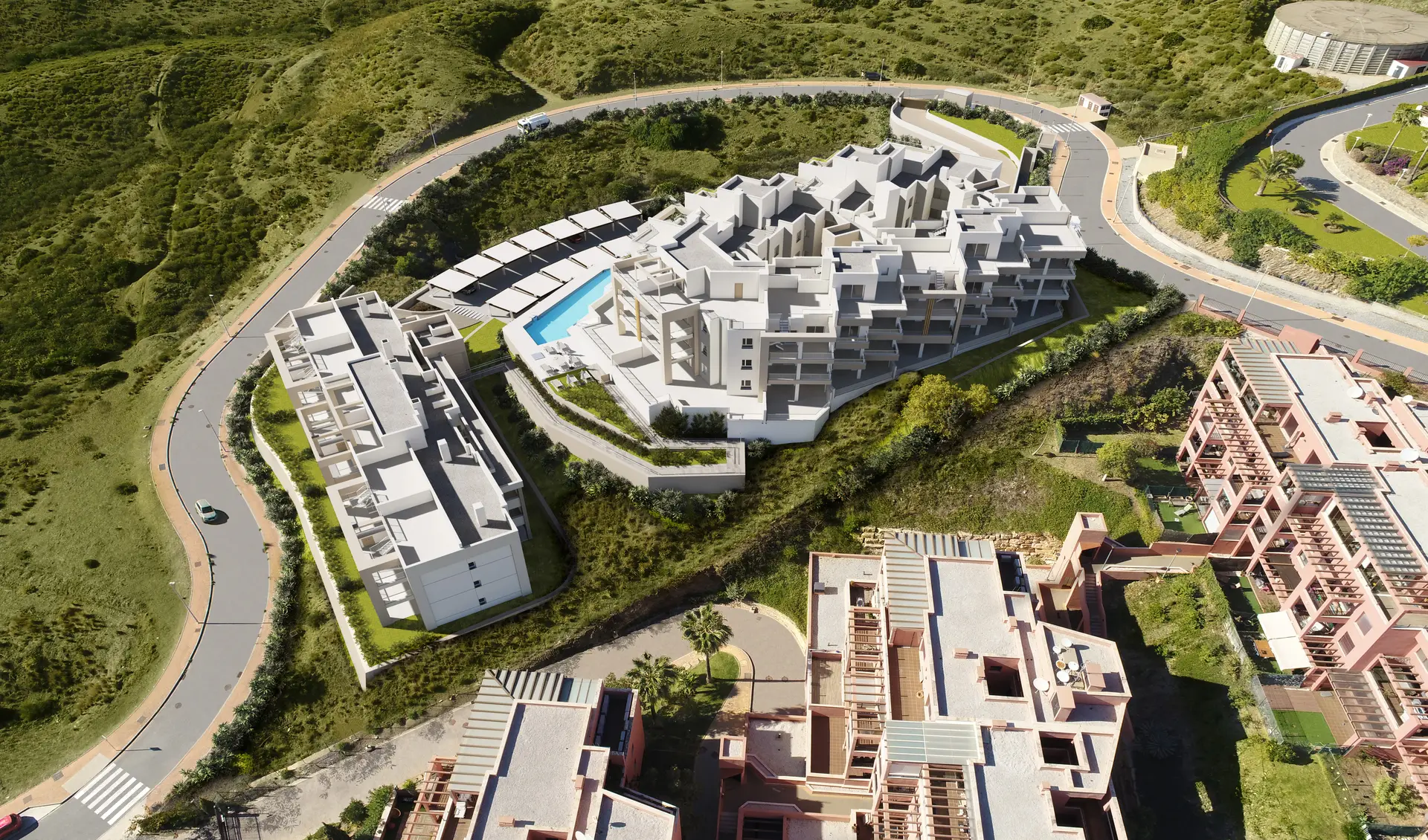 Cascada-Homes-Valley-Views-Mijas-Sea-Views-Aerial