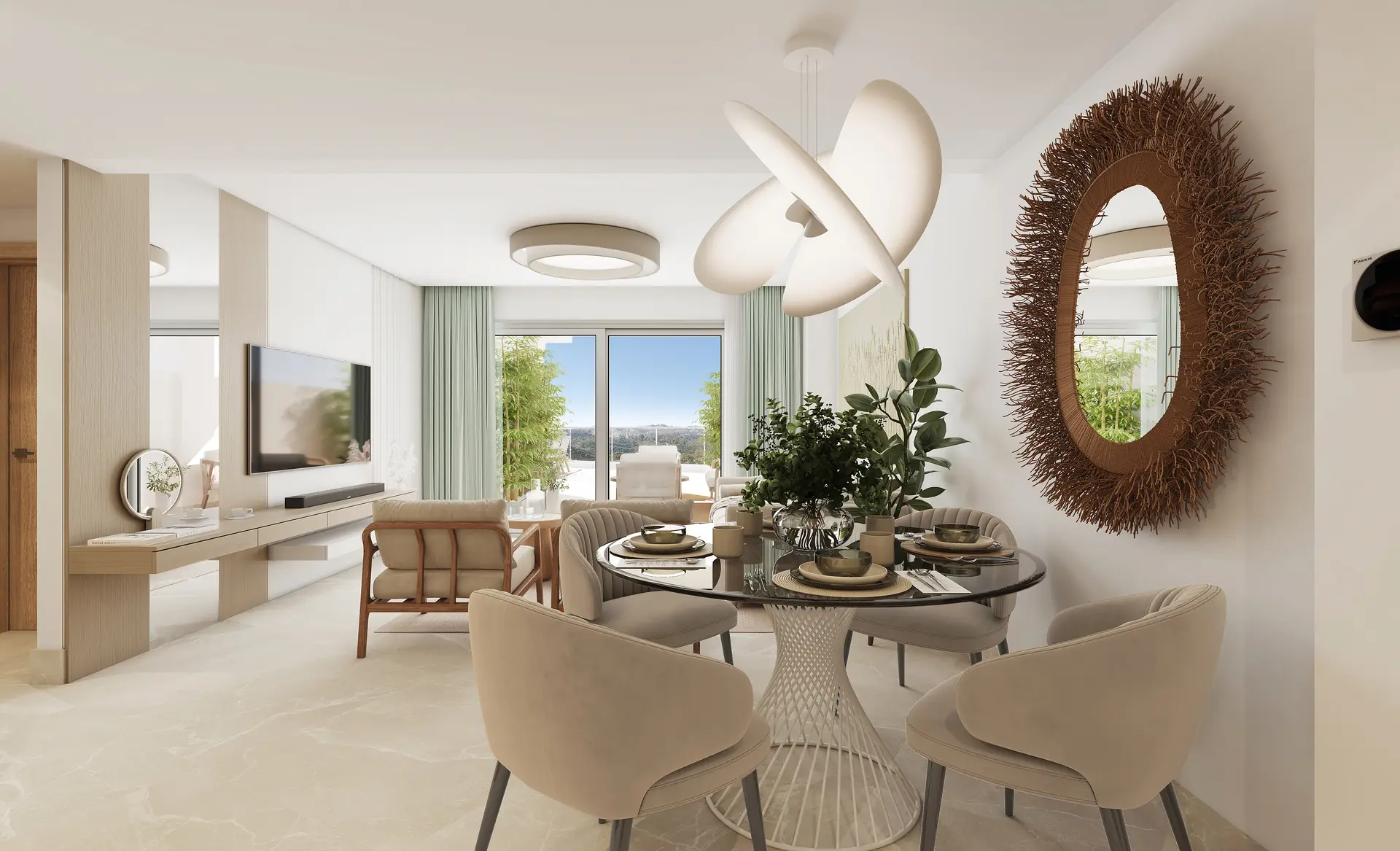 Cascada-Homes-Valley-Views-Mijas-Sea-Views-Dinning-Area