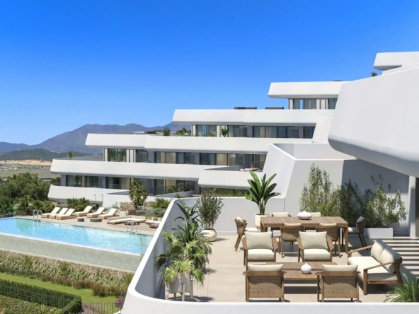 Cascada Homes - Skye - Casares Costa - Terrace and complex view